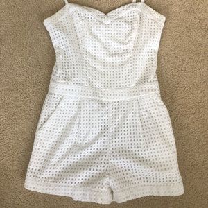 White GUESS romper
